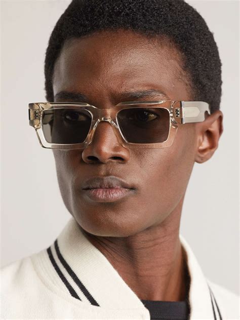 Saint Laurent YSL Acetate Rectangle Sunglasses 